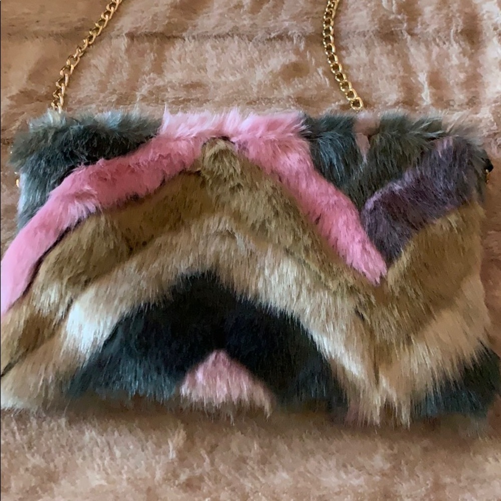 Faux Fur Funky Bag